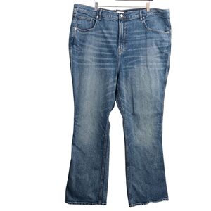 GOOD AMERICAN Women's Good Standard Bootcut Jeans Size 22 High Rise Cotton